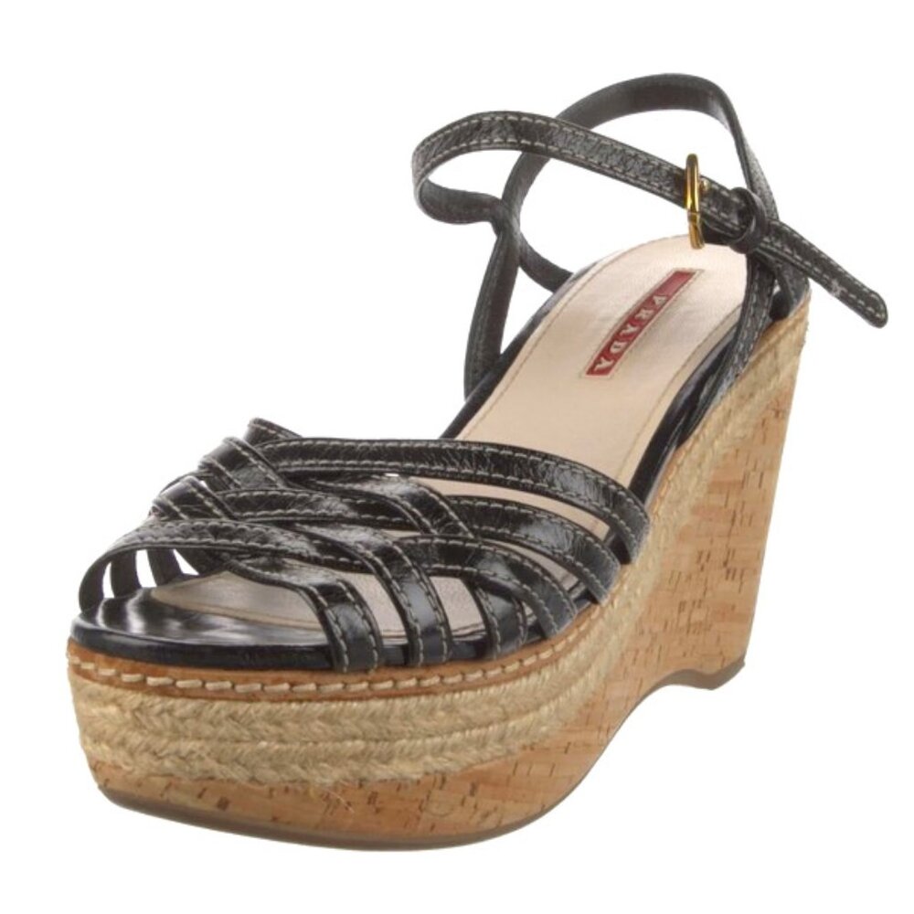 Prada Sport Leather Espadrilles (Used)